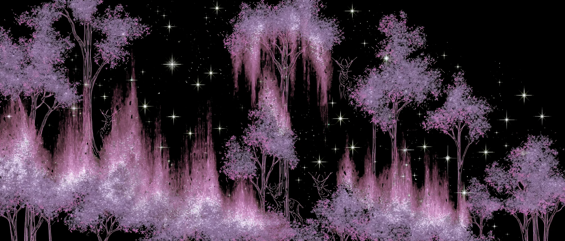 Illustration accompanying Enchanted Forest