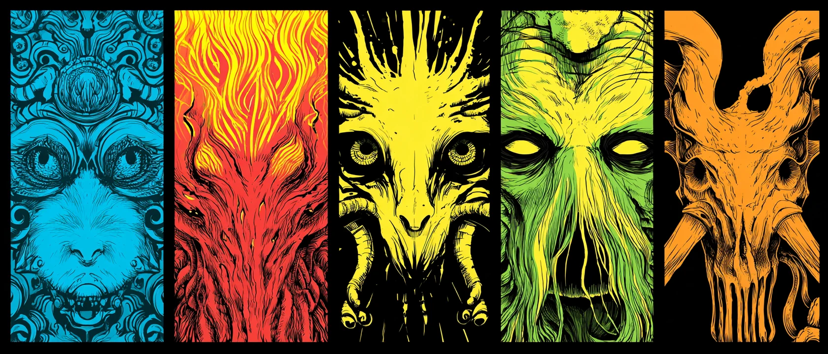 Illustration accompanying Hydra-Headed Animism